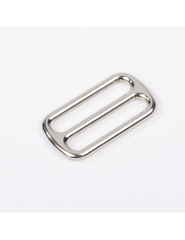 Boucle coulissante métal - Argent 25 mm