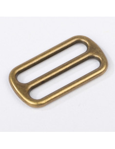 Boucle coulissante métal - Bronze 40 mm