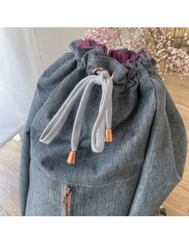 Embout clochette métal pour cordons - Or rose