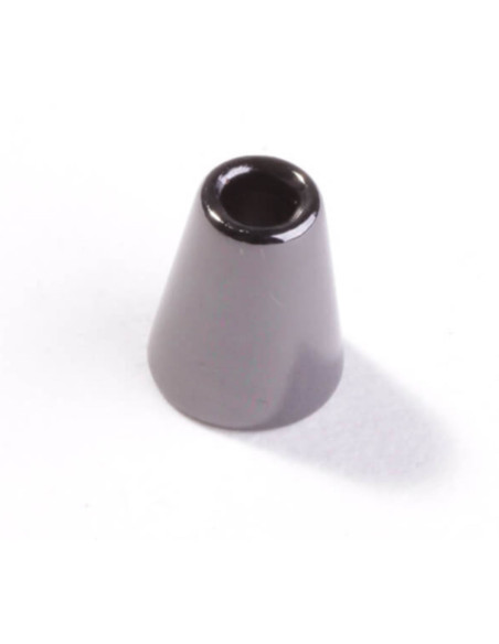 Embout clochette métal pour cordons - Canon de fusil
