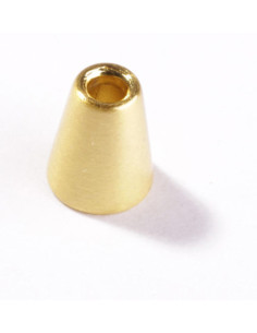 Embout clochette métal pour cordons - Or 2