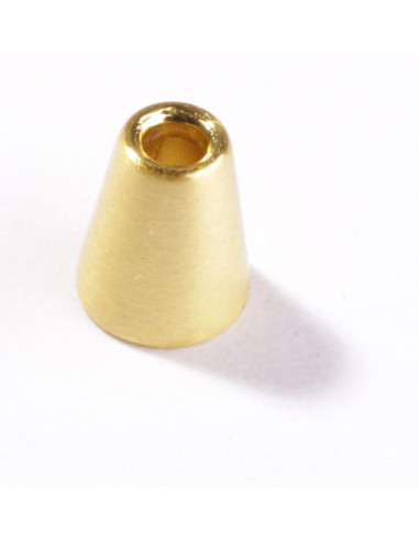 Embout clochette métal pour cordons - Or