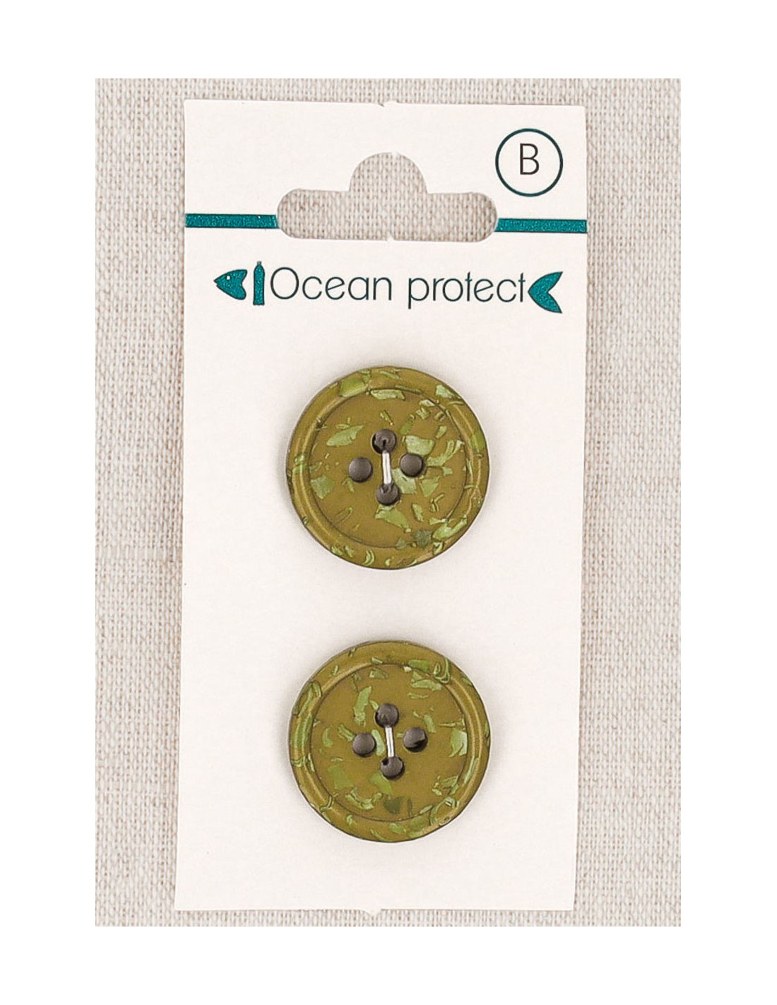 Carte Ancienne En Nacre D'Orient - 18 Boutons, 9 Mm, 4 Trous (parure De Vêtement)