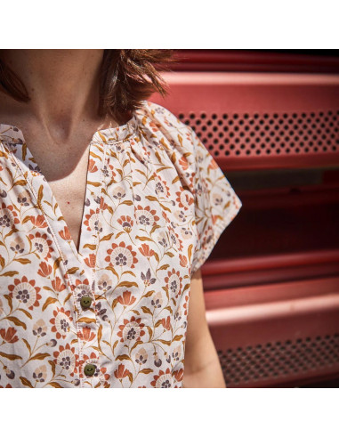 Patron de blouse ou robe Okinawa - Ikatee