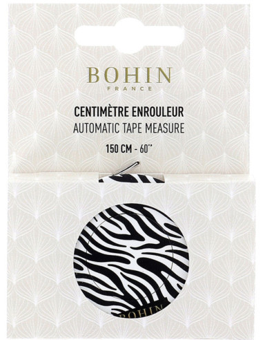 Mètre ruban motif couture 150 cm Zèbre Bohin