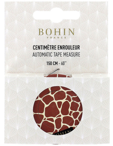 Mètre ruban motif couture 150 cm Girafe Bohin
