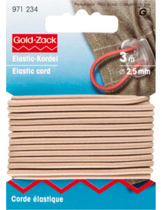 Corde élastique beige