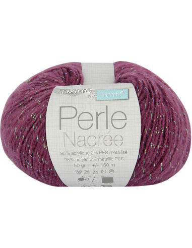 Fil à tricoter Perle Nacrée
