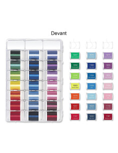 Valise de fils à broder Deluxe Rayon 1000 m Madeira 2