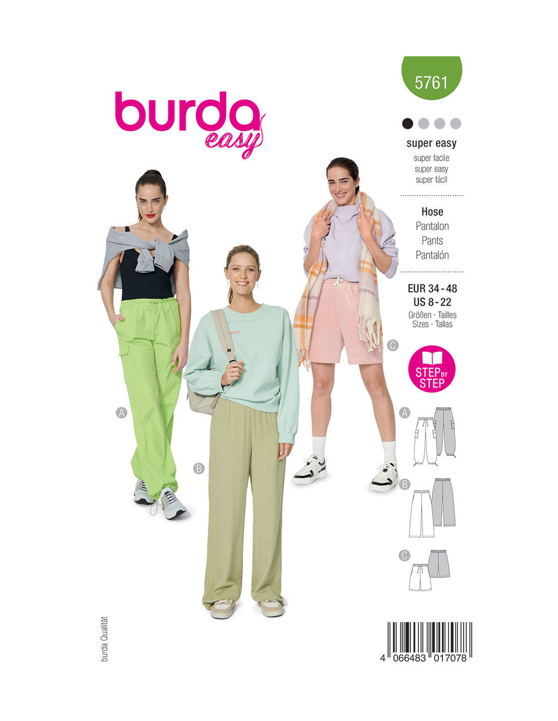 Patron de pantalon - Burda 5761