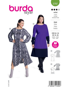 Patron de robe - Burda 5797