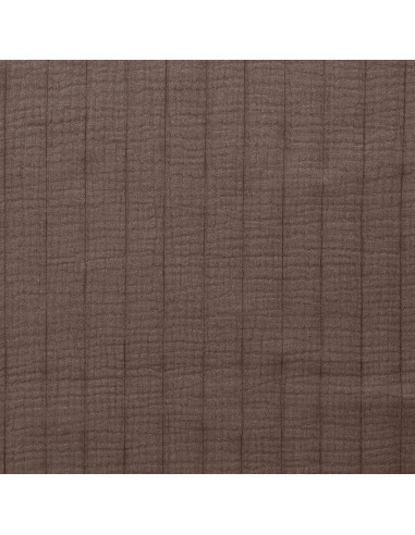 Tissu coton matelassé - Fauve taupe
