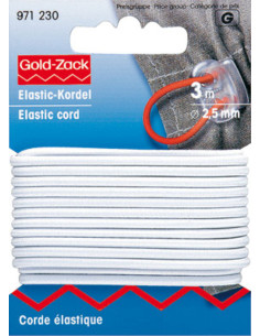 Corde élastique blanche