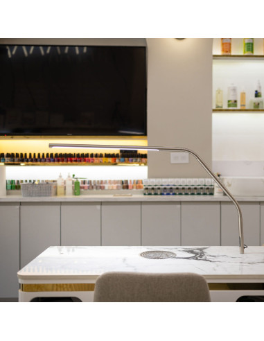 Lampe sur table Daylight Design Slimline 4 - Acier brossé