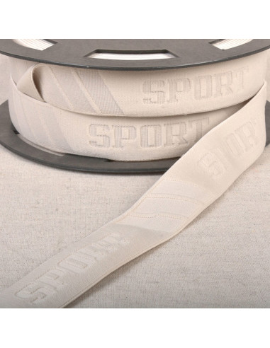 Elastique caleçon sport en relief - Beige