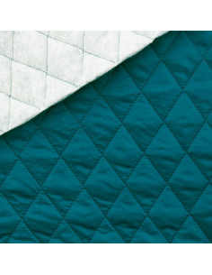 Doublure matelassée - Bleu pétrole 2
