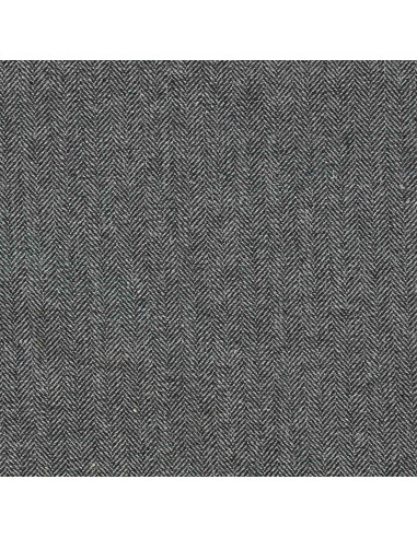 Tissu drap de laine tweed pour manteau - Gris moyen