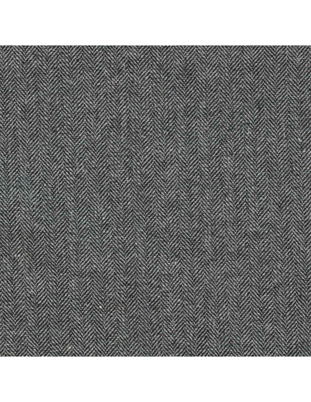 Tissu drap de laine tweed pour manteau - Gris moyen