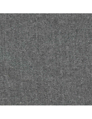 Tissu drap de laine tweed pour manteau - Gris clair