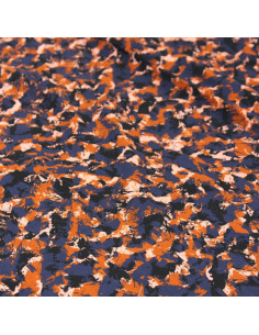 Tissu viscose Granite Bleu - Églantine & Zoé