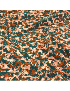 Tissu viscose Granite Vert - Églantine & Zoé