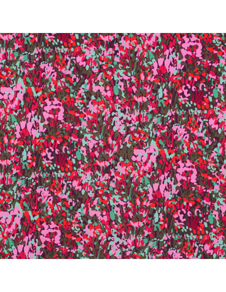 Tissu viscose Nerida Hansen - Colorful garden plum