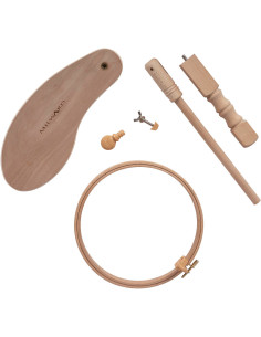 Tambour à broder sous cuisse avec cercle à broder Milward 2