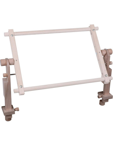 Pince de table réglable pour cadre de tapisserie et point de croix