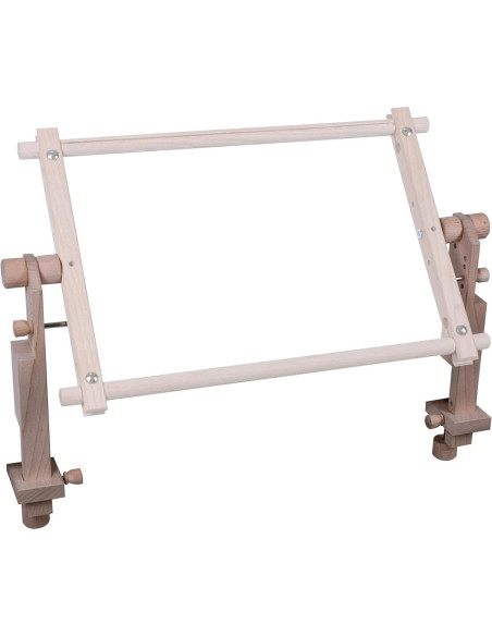 Pince de table réglable pour cadre de tapisserie et point de croix