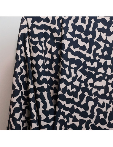 Tissu viscose Ekko Deep Charcoal - Atelier Brunette