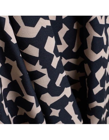 Tissu viscose Ekko Deep Charcoal - Atelier Brunette
