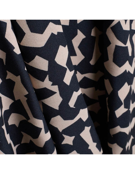 Tissu viscose Ekko Deep Charcoal - Atelier Brunette
