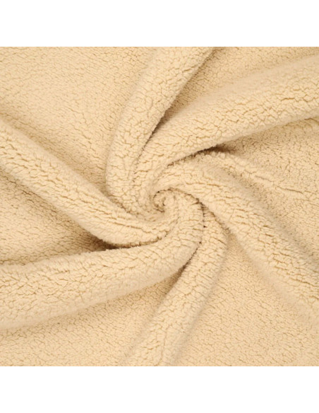 Tissu sherpa - Beige