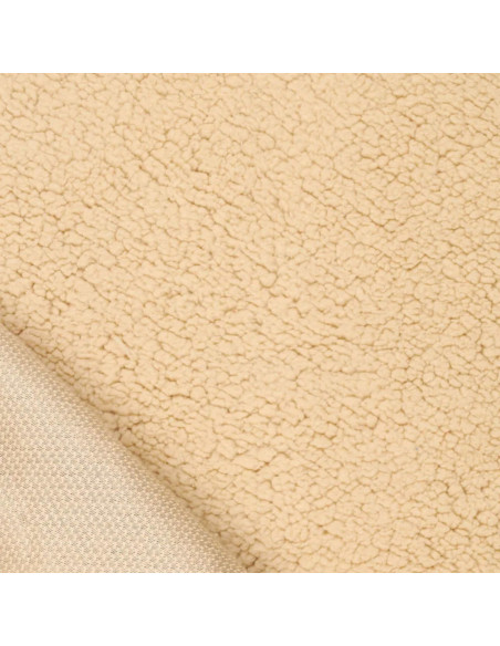 Tissu sherpa - Beige
