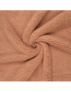 Tissu sherpa - Marron clair