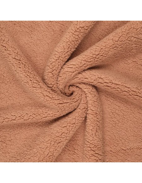Tissu sherpa - Marron clair