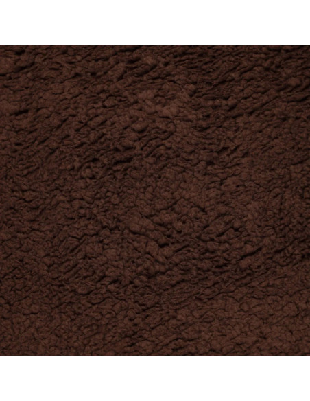 Tissu sherpa - Marron