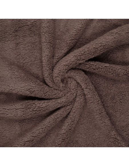 Tissu sherpa - Terre