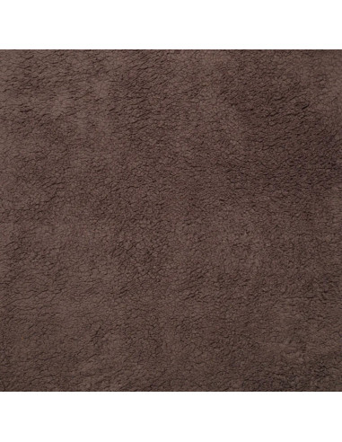 Tissu sherpa - Terre