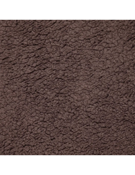 Tissu sherpa - Terre
