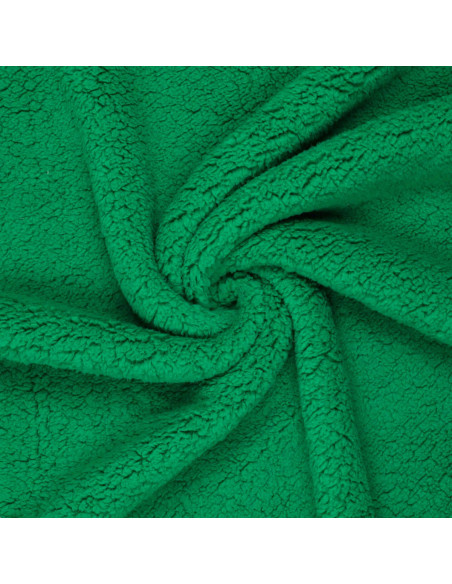 Tissu sherpa - Vert