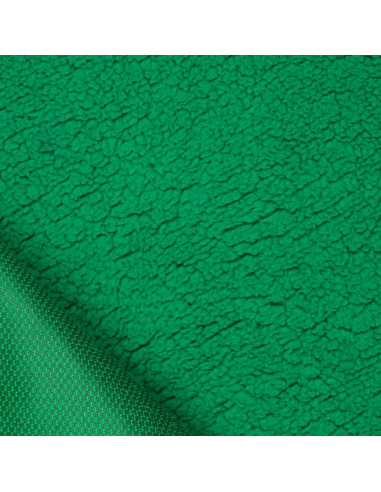 Tissu sherpa - Vert