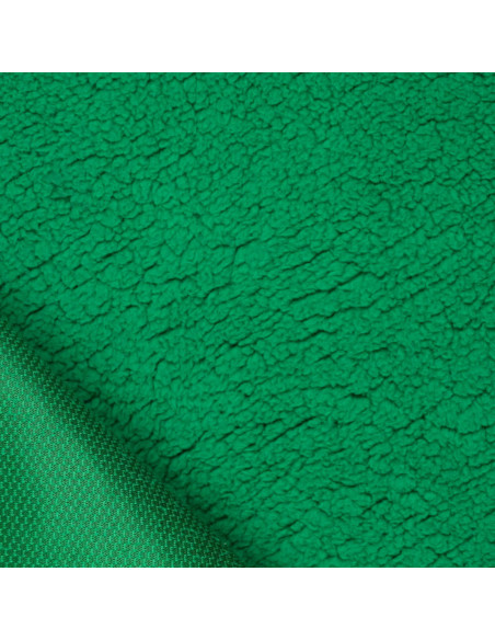 Tissu sherpa - Vert