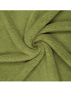 Tissu sherpa - Vert clair