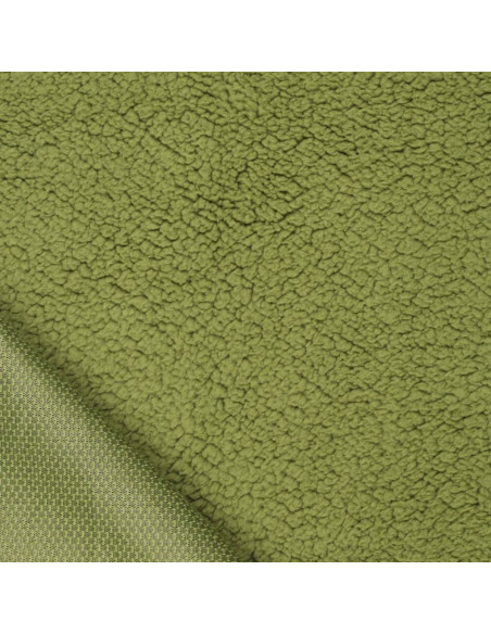 Tissu sherpa - Vert clair