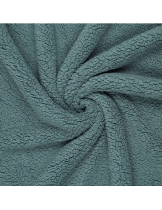 Tissu sherpa - Fumée