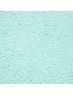 Tissu sherpa - Bleu glacier 2