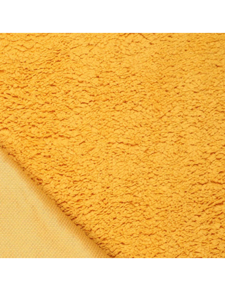 Tissu sherpa - Jaune