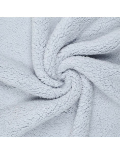 Tissu sherpa - Gris bleu