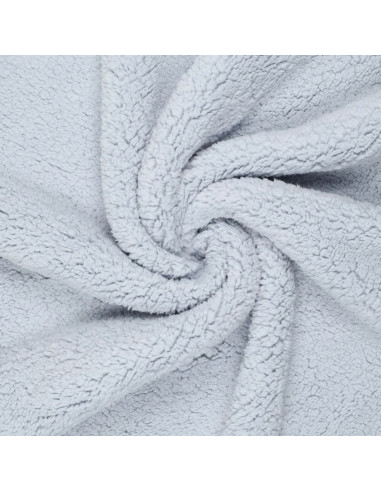 Tissu sherpa - Gris bleu